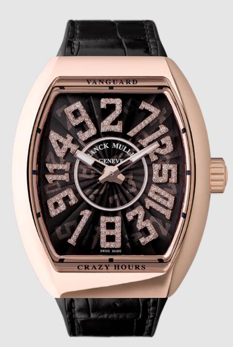 Review Buy Franck Muller VANGUARD CRAZY HOURS Replica Watch for sale Cheap Price V45CHNBRCDJ20TH 5NNR